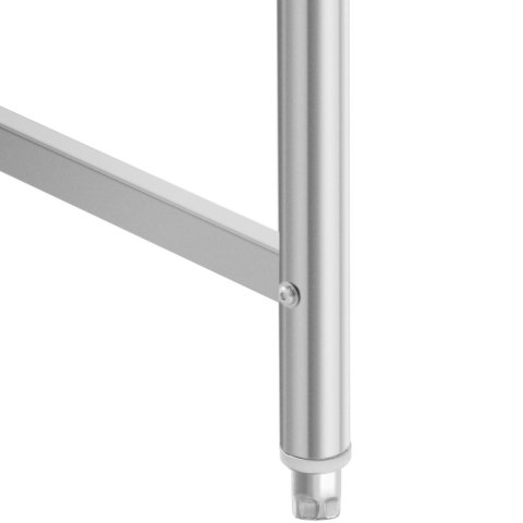 Stół blat roboczy stalowy nierdzewny przyścienny z rantem 150x70cm Royal Catering Stół blat roboczy stalowy nierdzewny przyścienny z rantem 150x70cm Royal Catering