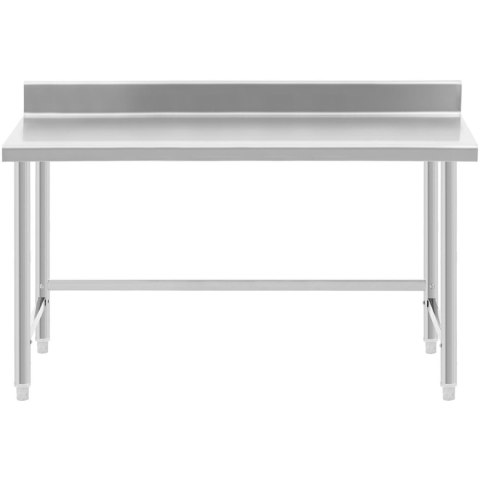 Stół blat roboczy stalowy nierdzewny przyścienny z rantem 150x70cm Royal Catering Stół blat roboczy stalowy nierdzewny przyścienny z rantem 150x70cm Royal Catering