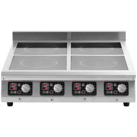 Kuchnia indukcyjna 4 palnikowa nastawna timer 400 V 4 x 3500 W Royal Catering Kuchnia indukcyjna 4 palnikowa nastawna timer 400 V 4 x 3500 W Royal Catering