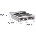 Kuchnia indukcyjna 4 palnikowa nastawna timer 400 V 4 x 3500 W Royal Catering