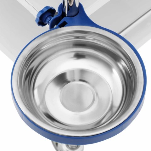 Wózek laboratoryjny zabiegowy kosmetyczny ze stali 2 półki 2 szuflady 65 x 60 x 86 cm 20 kg Steinberg Systems Wózek laboratoryjny zabiegowy kosmetyczny ze stali 2 półki 2 szuflady 65 x 60 x 86 cm 20 kg Steinberg Systems