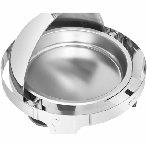 Podgrzewacz do potraw stołowy okrągły na pastę z pokrywą rolltop 5.8 l Royal Catering Podgrzewacz do potraw stołowy okrągły na pastę z pokrywą rolltop 5.8 l Royal Catering