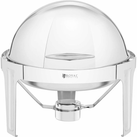 Podgrzewacz do potraw stołowy okrągły na pastę z pokrywą rolltop 5.8 l Royal Catering Podgrzewacz do potraw stołowy okrągły na pastę z pokrywą rolltop 5.8 l Royal Catering