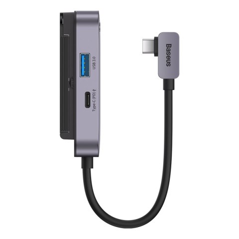 6w1 Rozdzielacz portów PadJoy HUB USB do tabletu smartfona USB-C HDMI SD TF ciemnoszary BASEUS 6w1 Rozdzielacz portów PadJoy HUB USB do tabletu smartfona USB-C HDMI SD TF ciemnoszary BASEUS