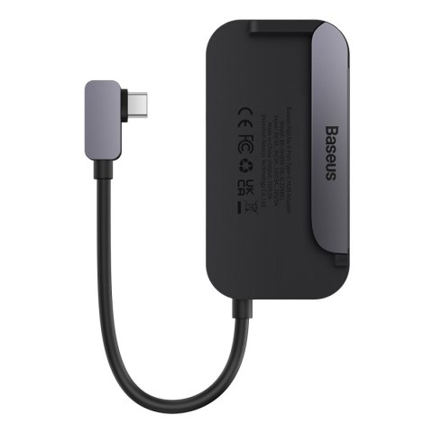 6w1 Rozdzielacz portów PadJoy HUB USB do tabletu smartfona USB-C HDMI SD TF ciemnoszary BASEUS 6w1 Rozdzielacz portów PadJoy HUB USB do tabletu smartfona USB-C HDMI SD TF ciemnoszary BASEUS