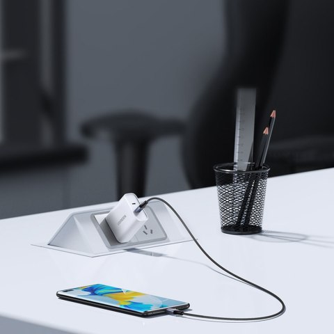 Kabel przewód w oplocie USB-C Power Delivery 240W 5A 2m szary UGREEN Kabel przewód w oplocie USB-C Power Delivery 240W 5A 2m szary UGREEN
