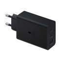 Ładowarka sieciowa 2x USB-C i 1x USB PPS PD 65W QC 3.0 AFC FCP czarny SAMSUNG