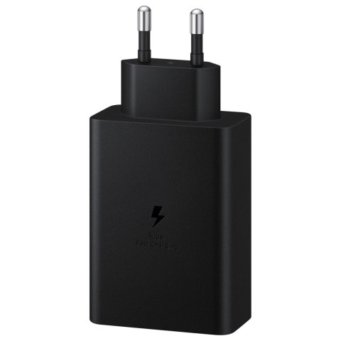 Ładowarka sieciowa 2x USB-C i 1x USB PPS PD 65W QC 3.0 AFC FCP czarny SAMSUNG Ładowarka sieciowa 2x USB-C i 1x USB PPS PD 65W QC 3.0 AFC FCP czarny SAMSUNG