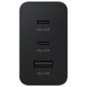 Ładowarka sieciowa 2x USB-C i 1x USB PPS PD 65W QC 3.0 AFC FCP czarny SAMSUNG