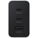 Ładowarka sieciowa 2x USB-C i 1x USB PPS PD 65W QC 3.0 AFC FCP czarny SAMSUNG