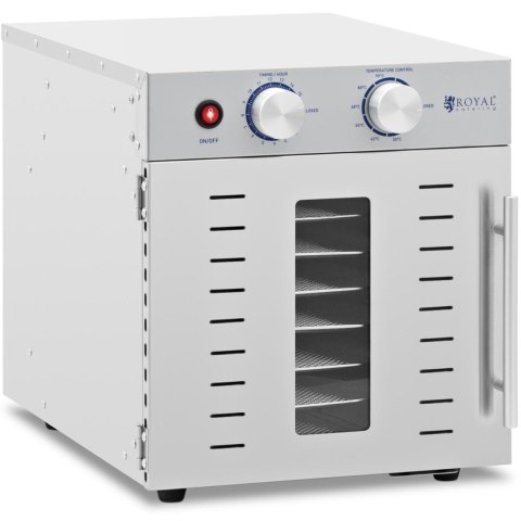 Profesjonalna suszarka dehydrator do żywności 8 rusztów 29x29cm 22L 800W Royal Catering Profesjonalna suszarka dehydrator do żywności 8 rusztów 29x29cm 22L 800W Royal Catering