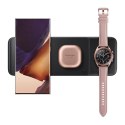 Stacja ładująca TRIO do telefonów Galaxy Watch słuchawek TWS + kabel USB-C czarny SAMSUNG