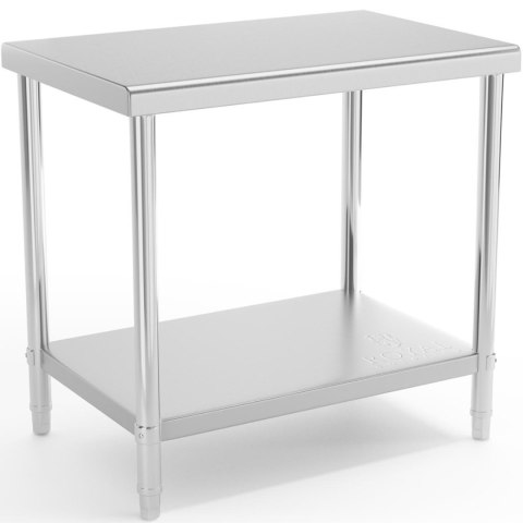 Stół blat roboczy stalowy nierdzewny z półką 90x60cm Royal Catering Stół blat roboczy stalowy nierdzewny z półką 90x60cm Royal Catering