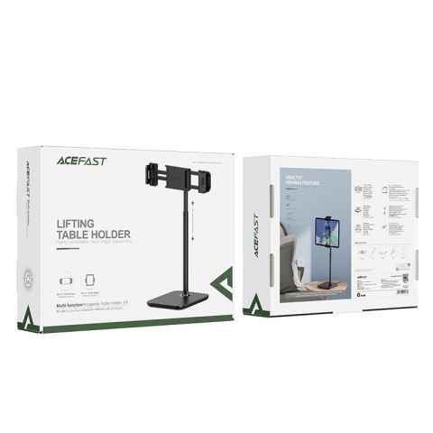 Teleskopowy stojak na biurko uchwyt do telefonu i tabletu 135-230mm szer czarny ACEFAST Teleskopowy stojak na biurko uchwyt do telefonu i tabletu 135-230mm szer czarny ACEFAST