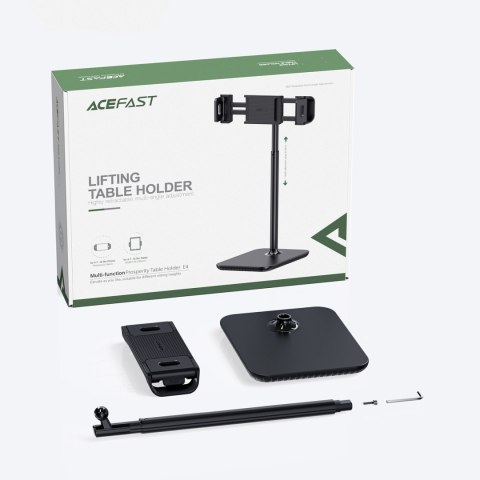 Teleskopowy stojak na biurko uchwyt do telefonu i tabletu 135-230mm szer czarny ACEFAST Teleskopowy stojak na biurko uchwyt do telefonu i tabletu 135-230mm szer czarny ACEFAST