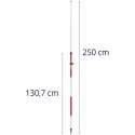 Tyczka geodezyjna pod pryzmat lustro składana śr. 24.5mm długość 2.5m Steinberg Systems