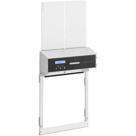 Automatyczna klapa drzwi do kurnika z czujnikiem światła 6 V LCD WIESENFIELD Automatyczna klapa drzwi do kurnika z czujnikiem światła 6 V LCD WIESENFIELD