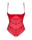 Body Ingridia otwarte Czerwony XL/XXL