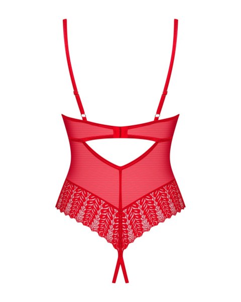 Body Ingridia otwarte Czerwony XL/XXL Body Ingridia otwarte Czerwony XL/XXL