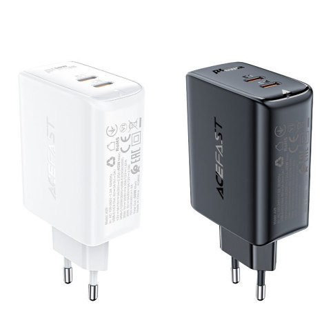 Ładowarka sieciowa A29 GaN dwa porty USB-C PD 50W czarny ACEFAST Ładowarka sieciowa A29 GaN dwa porty USB-C PD 50W czarny ACEFAST