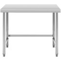 Stół do kuchni stalowy nierdzewny 100 x 70cm Royal Catering