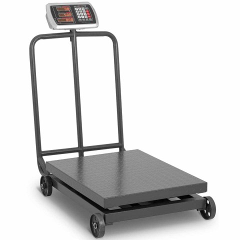 Waga platformowa przemysłowa na kółkach 600 kg / 100 g LCD Steinberg Systems Waga platformowa przemysłowa na kółkach 600 kg / 100 g LCD Steinberg Systems