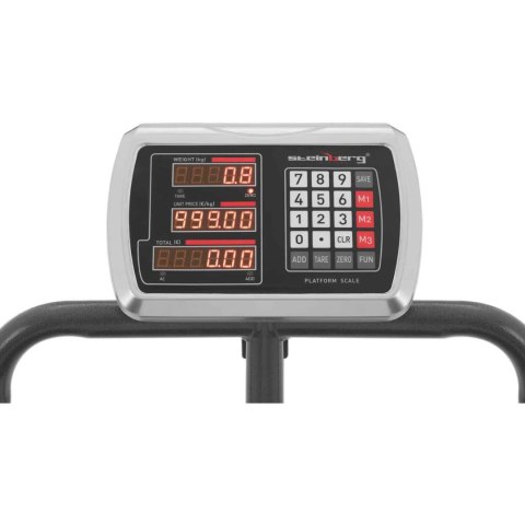 Waga platformowa przemysłowa na kółkach 600 kg / 100 g LCD Steinberg Systems Waga platformowa przemysłowa na kółkach 600 kg / 100 g LCD Steinberg Systems