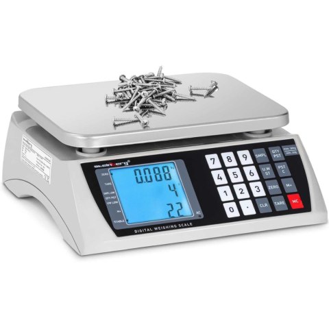 Waga sklepowa handlowa licząca LCD 22.3 x 17.4 cm 30 kg / 1 g Steinberg Systems Waga sklepowa handlowa licząca LCD 22.3 x 17.4 cm 30 kg / 1 g Steinberg Systems