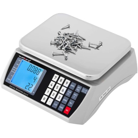 Waga sklepowa handlowa licząca LCD 22.3 x 17.4 cm 30 kg / 1 g Steinberg Systems Waga sklepowa handlowa licząca LCD 22.3 x 17.4 cm 30 kg / 1 g Steinberg Systems