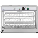 Witryna grzewcza podgrzewana do prezentacji żywności 3 półki 25-85C 1200W Royal Catering