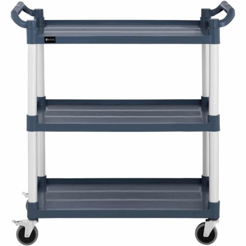 Wózek kelnerski serwisowy 3 półki plastikowe 84 x 49cm do 150kg Royal Catering Wózek kelnerski serwisowy 3 półki plastikowe 84 x 49cm do 150kg Royal Catering