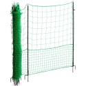 Siatka elektryzująca ogrodzenie ochronne hodowlane dla kur drobiu 1,25 x 25 m WIESENFIELD