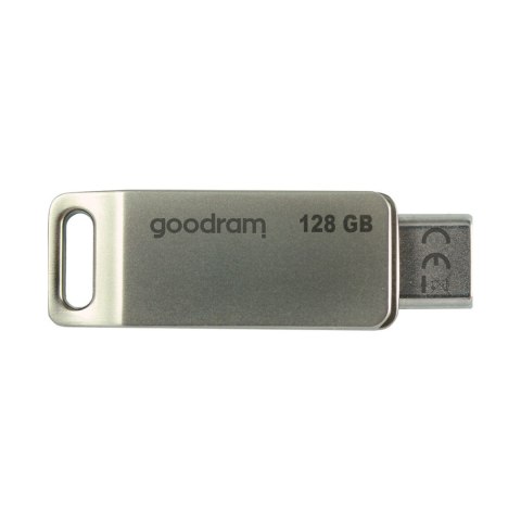 Pendrive 128GB dwa złącza USB 3.2 + USB-C OTG ODA3 srebrny Goodram Pendrive 128GB dwa złącza USB 3.2 + USB-C OTG ODA3 srebrny Goodram