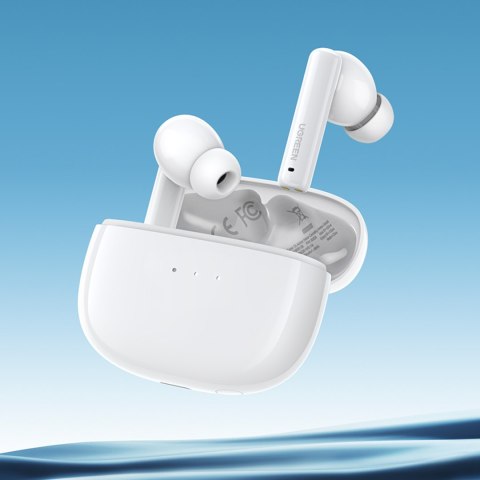 Słuchawki bezprzewodowe Bluetooth TWS ANC WS106 HiTune T3 białe UGREEN Słuchawki bezprzewodowe Bluetooth TWS ANC WS106 HiTune T3 białe UGREEN