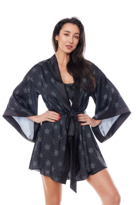 Peniuar Aster Robe Black Black S/M