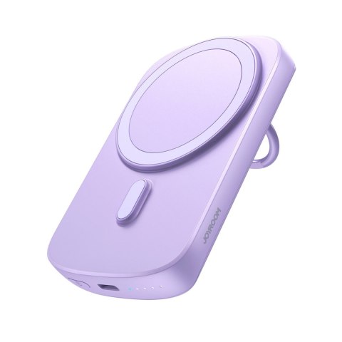 Powerbank 6000mAh bezprzewodowy z ładowarką indukcyjną 20W MagSafe fioletowy JOYROOM Powerbank 6000mAh bezprzewodowy z ładowarką indukcyjną 20W MagSafe fioletowy JOYROOM