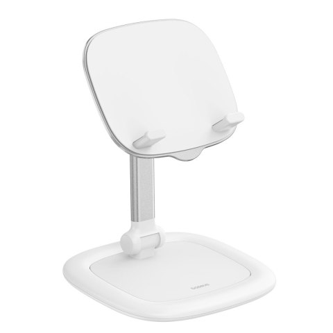 Regulowany stojak podstawka na tablet i telefon Seashell Series biały BASEUS Regulowany stojak podstawka na tablet i telefon Seashell Series biały BASEUS