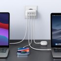 Szybka ładowarka GaN 3x USB-C USB 100W PPS PD Power Delivery biała UGREEN