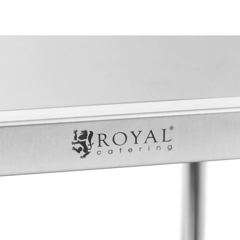 Wózek kelnerski cateringowy do serwowania 2 półki 82 x 50 cm do 40 kg Royal Catering Wózek kelnerski cateringowy do serwowania 2 półki 82 x 50 cm do 40 kg Royal Catering