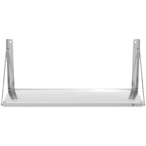 Półka ścienna gastronomiczna składana ze stali nierdzewnej do 40 kg 100 x 30 cm Royal Catering Półka ścienna gastronomiczna składana ze stali nierdzewnej do 40 kg 100 x 30 cm Royal Catering