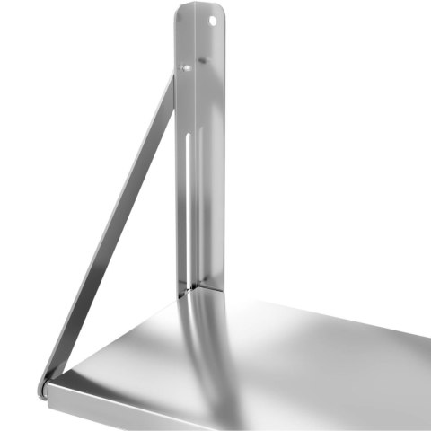 Półka ścienna gastronomiczna składana ze stali nierdzewnej do 40 kg 80 x 30 cm Royal Catering Półka ścienna gastronomiczna składana ze stali nierdzewnej do 40 kg 80 x 30 cm Royal Catering