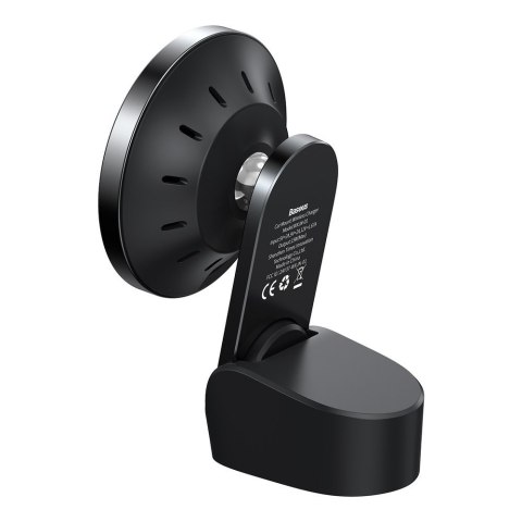 Samochodowy uchwyt magnetyczny indukcyjna ładowarka Qi 15W MagSafe do iPhone czarny BASEUS Samochodowy uchwyt magnetyczny indukcyjna ładowarka Qi 15W MagSafe do iPhone czarny BASEUS