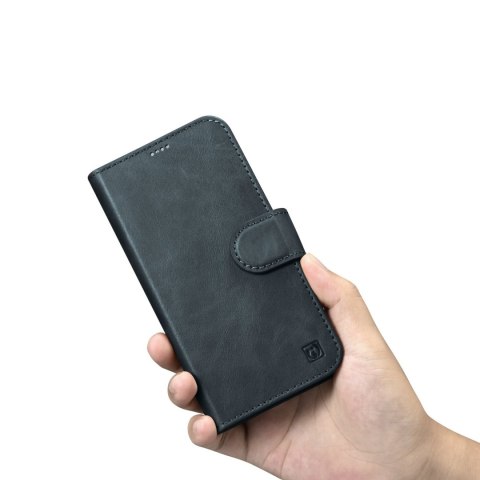 2w1 etui skórzany pokrowiec z klapką iPhone 14 Pro Max Anti-RFID Oil Wax Wallet Case niebieski ICARER 2w1 etui skórzany pokrowiec z klapką iPhone 14 Pro Max Anti-RFID Oil Wax Wallet Case niebieski ICARER