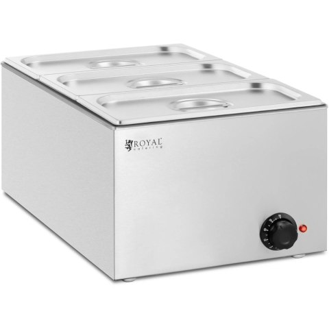 Bemar podgrzewacz elektryczny 3 x GN 1/3 640 W Royal Catering Bemar podgrzewacz elektryczny 3 x GN 1/3 640 W Royal Catering