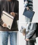Etui saszetka torba organizer na laptopa tablet do 13'' Smart Zip Pouch beżowy Ringke