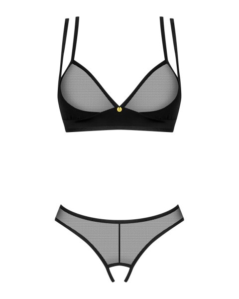 Komplet Nesari 2-częściowy otwarty Czarny XL/XXL Komplet Nesari 2-częściowy otwarty Czarny XL/XXL