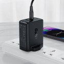 Ładowarka sieciowa wtyczka angielska UK GaN 65W 1x USB 2x USB-C PD czarna ACEFAST