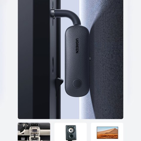 Odbiornik nadajnik Bluetooth mini jack 3.5mm czarny UGREEN Odbiornik nadajnik Bluetooth mini jack 3.5mm czarny UGREEN