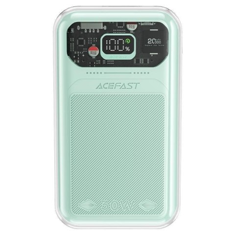 Powerbank 20000mAh Sparkling Series szybkie ładowanie 30W QC AFC FCP SCP zielony ACEFAST Powerbank 20000mAh Sparkling Series szybkie ładowanie 30W QC AFC FCP SCP zielony ACEFAST