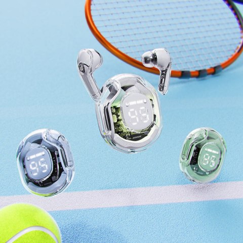 Słuchawki bezprzewodowe z etui T8 Bluetooth TWS jasnoniebieskie ACEFAST Słuchawki bezprzewodowe z etui T8 Bluetooth TWS jasnoniebieskie ACEFAST